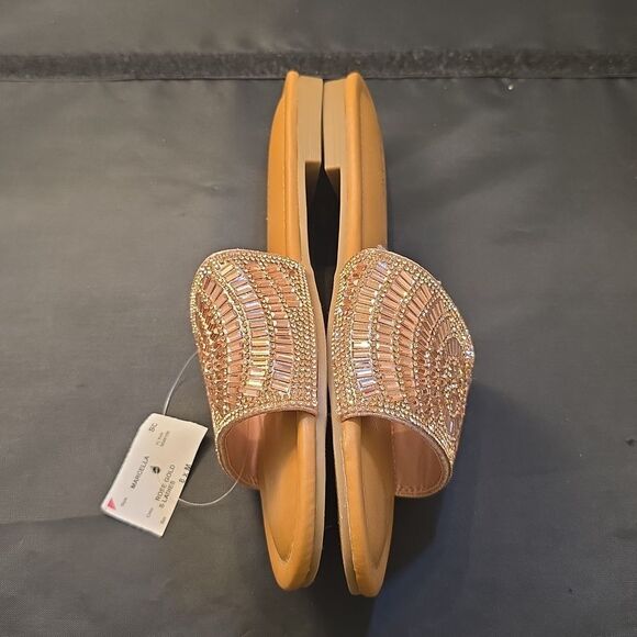 BRAND NEW THALIA SODI RHINESTONE EMBELLISHEDE WOMEN'S SLIDER G1 - Picture 15 of 16